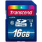 Transcend Premium 16GB SDHC - UHS-I Class 10 - Leessnelheid 90MB/s