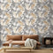 DUTCH - WALLCOVERINGS - Behang - Wild - Palms - grijs - en - beige