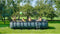 EXIT Wood zwembad 540x250x122cm met zandfilterpomp - bruin