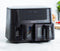 GreenPan Bistro - Dubbele Airfryer - 2x4L - 9 programma's - Digitaal Led Display - PFAS-vrij - zwart