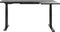 DESTIN II - Verstelbaar bureau - Zwart - Rechts - 160 cm - MDF