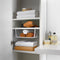 Metaltex Babatex - Hangmand - Extra opbergruimte - Wit - 50 x 26 x 14 cm