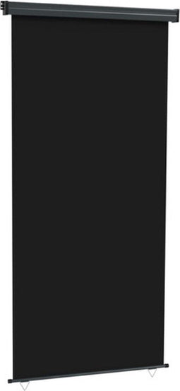 vidaXL - Balkonscherm - 122x250 - cm - zwart