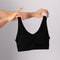 Bamboo Elements Naadloze BH Zonder Beugel - Bralette Dames - Uitneembare Cups - Zwart
