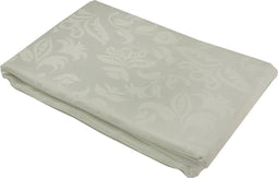 KOOK Tafelkleed Damast Polyester Zilver 140 bij 300 cm