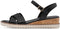 Tamaris Essentials - Dames Sandalen - Sleehak 4,5 cm - BLACK