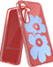 Samsung Galaxy S25 - Hybrid Case - Marimekko Unikko Bloemenprint - Rood
