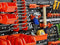Gereedschapswand opbergrek 31delig - Multifunctioneel - 80 cm breed - Rood Zwart