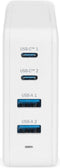 Digitus DA-10197 - Laadadapter - 4 x USB 2.0 A en USB-C Power Delivery 100 W - Wit