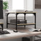 vidaXL - Printerkastje - 2-laags - 50x40x38 - cm - bewerkt - hout - sonoma - eiken