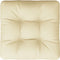 vidaXL - Palletkussen - 60x61,5x10 - cm - stof - crèmekleurig
