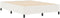 vidaXL - Bed - Frame - Crème - 140x190 - cm - Corduroy - Stof