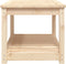 vidaXL Tuintafel 82,5x50,5x45 cm massief grenenhout