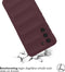 imoshion Hoesje - Geschikt voor Samsung Galaxy S21 FE - EasyGrip Backcover - Aubergine