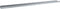 Sigel wandrail - MEET-UP - zilver - aluminium - 2 meter x 4,4 cm - SI-MU060