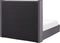 LUBBON - Bed met opbergruimte - Grijs - 140 x 200 cm - Fluweel