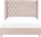 LUBBON - Tweepersoonsbed - Roze - 180 x 200 cm - Fluweel