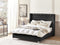 LUBBON - Tweepersoonsbed - Zwart - 160 x 200 cm - Fluweel
