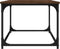vidaXL - Salontafel - 102x50x40 - cm - bewerkt - hout - en - ijzer - bruin - eikenkleur