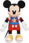 Muzikale Knuffel Famosa MCC13 Mickey Mouse Lichten met geluid Polyester Plastic Multicolour (33 cm)