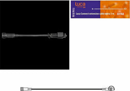 Luca Lighting connect 24 verlengsnoer 3 meter - Zwart