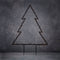 Luca Lighting Garden d'Light Kerstboom Tuinsteker met Warm Witte LED Verlichting - L53 x H75 cm - Zwart