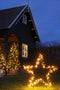 Luca Lighting Garden d'Light Ster Tuinsteker met Warm Witte LED Verlichting - L90 x H102 cm - Zwart