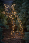 Luca Lighting Garden d'Light Vallende Ster Tuinsteker met Warm Witte LED Verlichting - L45 x H101 cm - Zwart