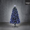 Luca Lighting - Greenland boom fibre optic blauw 135led 8 function controller - h120xd55cm - Woonaccessoires en seizoensgebondendecoratie (Europese stekker )