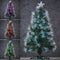 Luca Lighting Highland Kunstkerstboom met Fibre Optic Verlichting - H90 cm - Multikleur