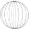 Luca Lighting Kerstverlichting Bal met Klassiek Witte LED Lampjes - Ø50 cm - Zilver