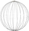 Luca Lighting Kerstverlichting Bal met Klassiek Witte LED Lampjes - Ø60 cm - Zilver