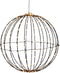 Luca Lighting Kerstverlichting Bal met Warm Witte LED Lampjes - Ø40 cm - Zwart