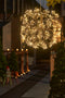 Luca Lighting Kerstverlichting Bal met Warm Witte LED Lampjes - Ø60 cm - Zwart