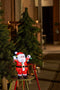 Luca Lighting Kerstverlichting Buiten Kerstman - L22 x B15 x H35 cm - Meerkleurig