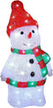 Luca Lighting Kerstverlichting Buiten Sneeuwpop - L20 x B15 x H35 cm - Meerkleurig