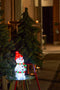 Luca Lighting Kerstverlichting Buiten Sneeuwpop - L20 x B15 x H35 cm - Meerkleurig