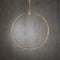 Luca Lighting Kerstverlichting Circle - 50x50x120 cm - Ijzer - warm Wit