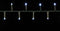 Luca Lighting kerstverlichting lichtsnoer ook voor buiten 140 lampjes wit timer met flashfunctie 280 cm premium - WIT