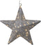 Luca Lighting Kerstverlichting Ster met Warm Witte LED Lampjes - Ø40 cm - Zilver