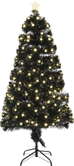 Luca Lighting Mercury Kunstkerstboom met Fiber Optic LED Verlichting - H150 x Ø65 cm - Groen