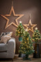 Luca Lighting Mercury Kunstkerstboom met Fibre Optic Verlichting - H45 x Ø25 cm - Groen