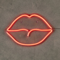 Luca Lighting Neon Lighting Lips - L40 x W28 cm - Red