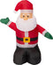 Luca Lighting Opblaasbare Kerstman - H80 cm - Rood