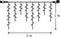 Luca Lighting - Snoer extra Icicle Luca Connect XP lengte 2 meter hoogte 100 cm met 100 lampjes - Warm wit