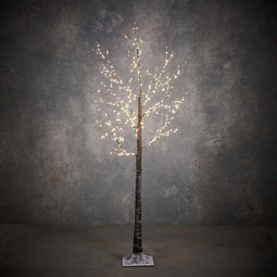 Luca Lighting Tree brown classic white - 400led - IP44 - timer - h150xd80cm