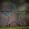 Luca Lighting Tuinsteker Neon Star 90cm 160 LED RGB - Zwart