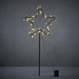 Luca Lighting Tuinsteker Ster 90 X 39 Cm Staal Zwart