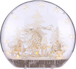 Luca Lighting - Winter scene reindeer warm white 22led BO - l36xw9xh40cm
