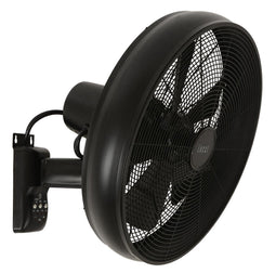 Lucci AIR BK Wandventilator 50 W (Ø) 410 mm Zwart